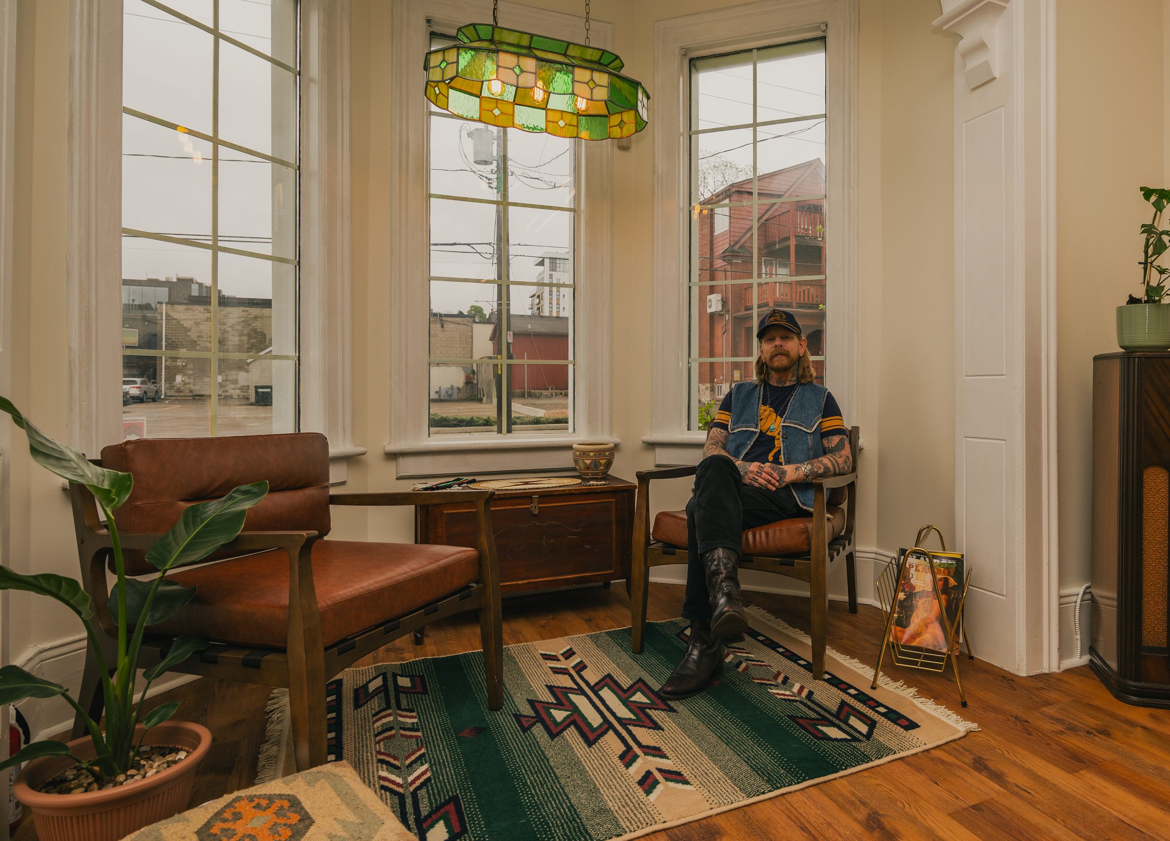 Frank Rimer at The Long Haul Barber Co., Uptown Waterloo